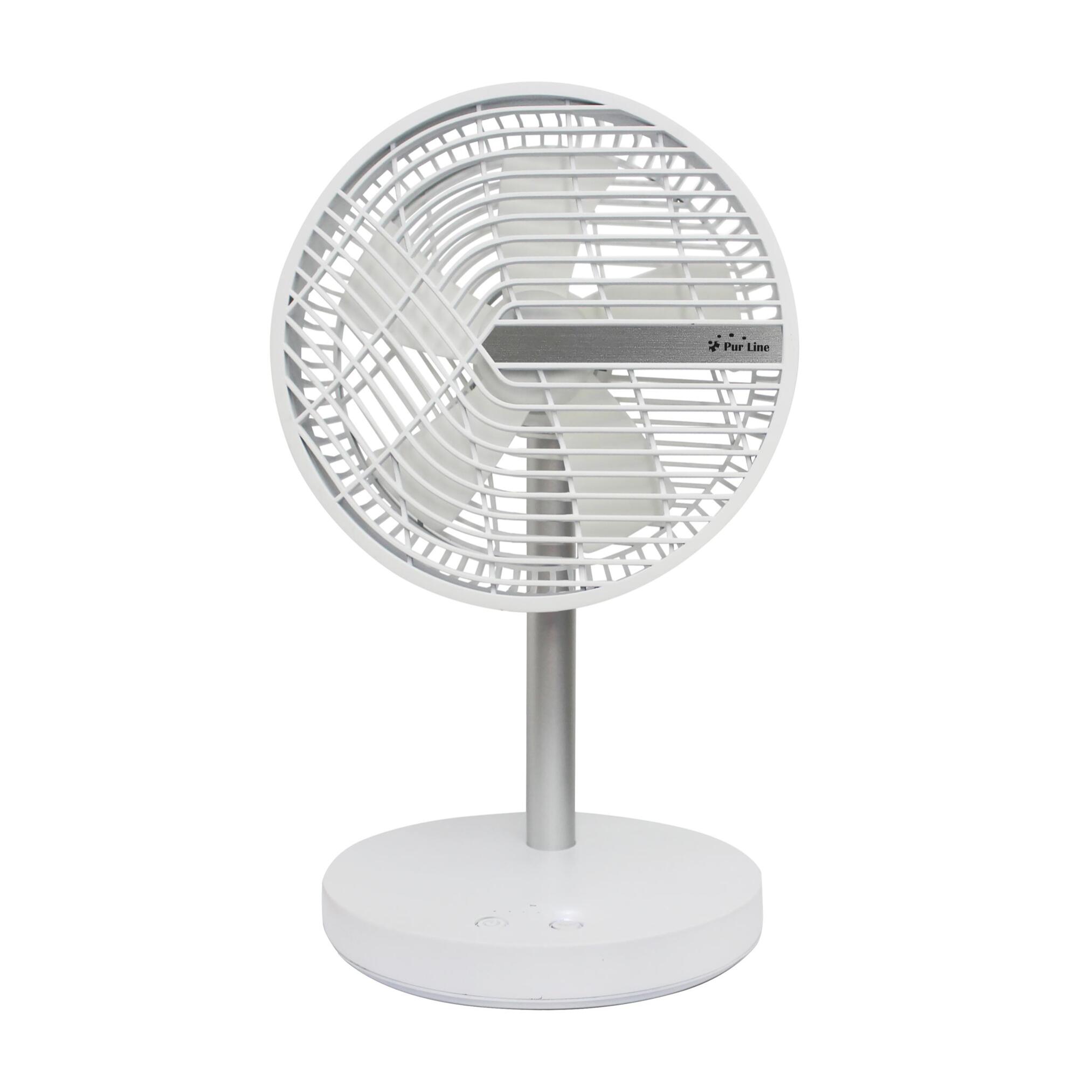 Ventilador de sobremesa con batería de litio recargable VENTY TA Li PURLINE