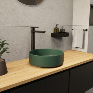 PixL 36 x 12,5 cm vasque à poser Infinitio, sans trop-plein, vert (CEPX3636GEM)