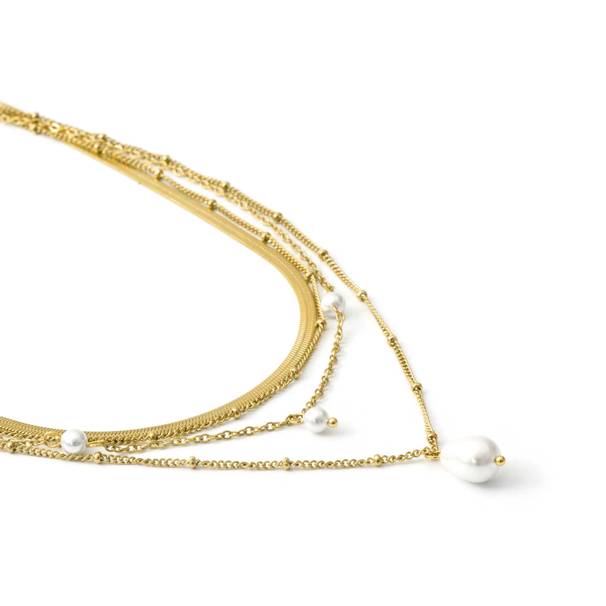 Collar Mife acabado oro amarillo 18k