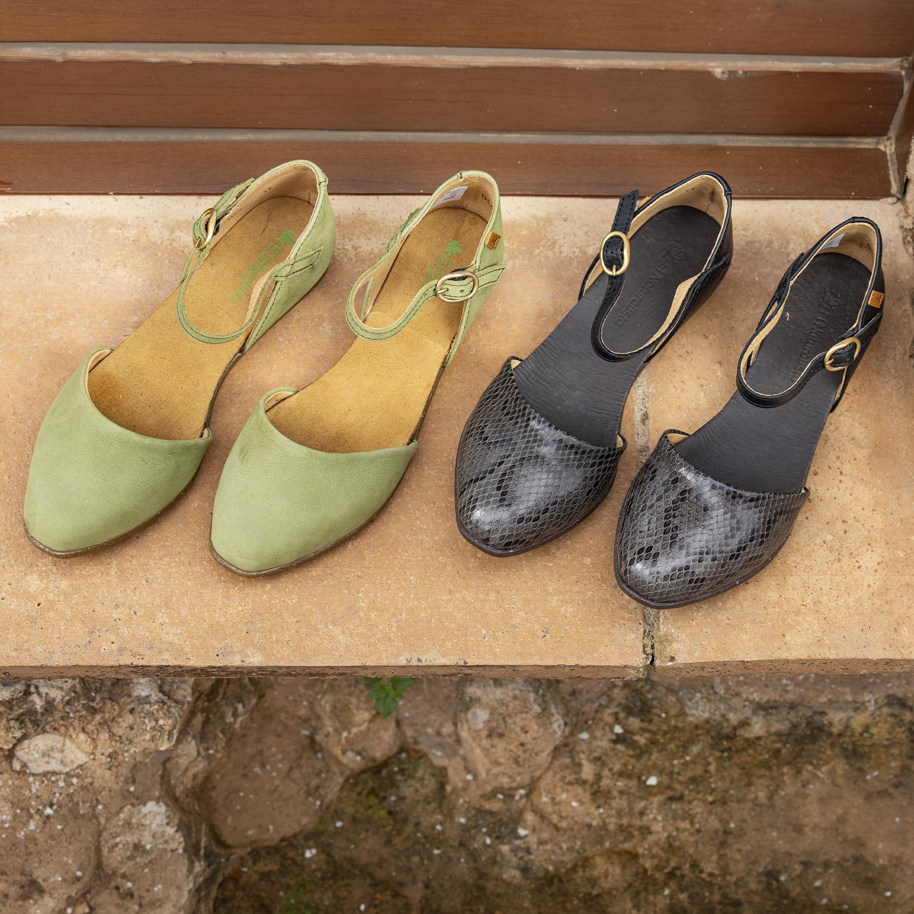 Sandalias ND54 SOFT NAPPA FOREST/STELLA color Forest