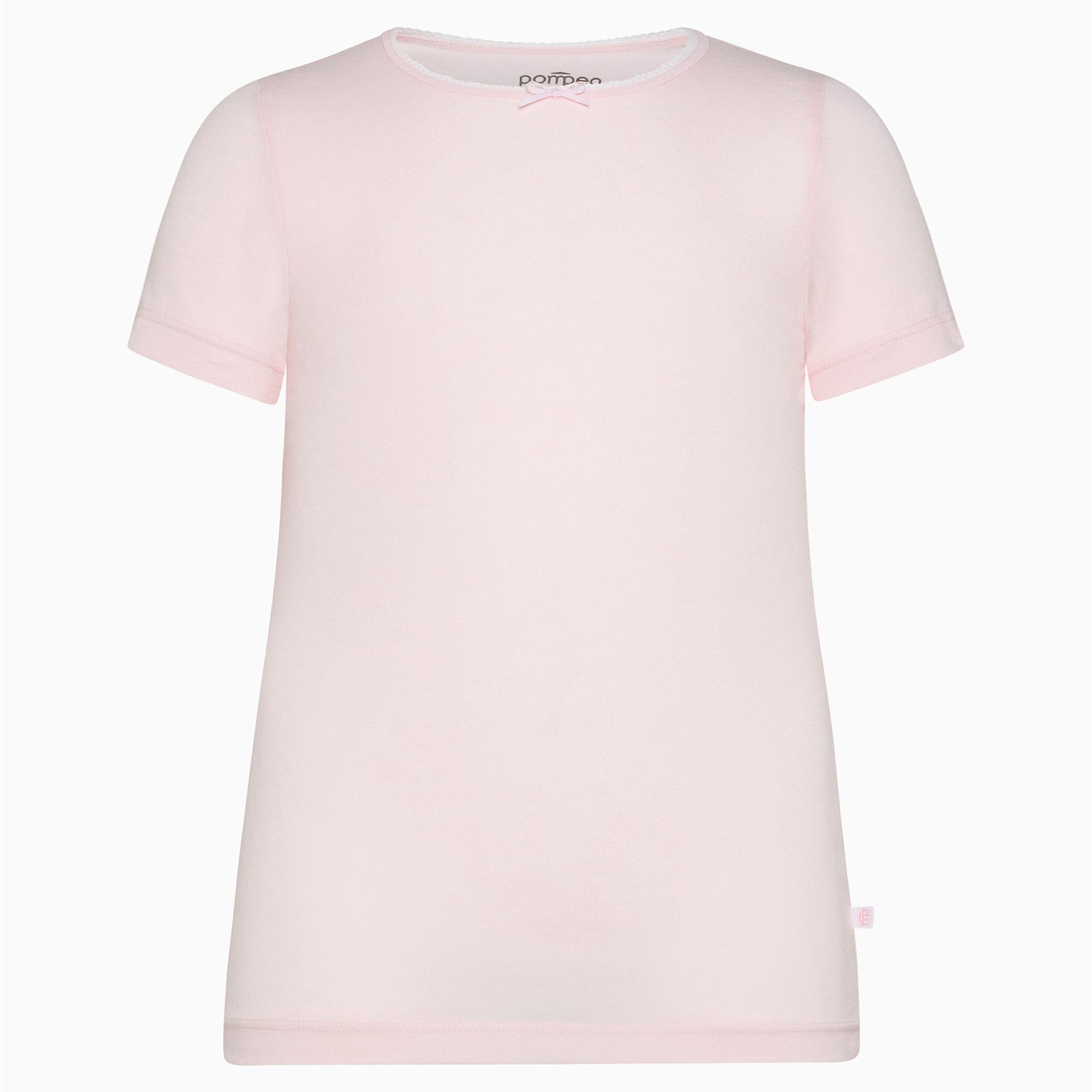 T-shirt girocollo bimba in cotone organico