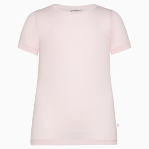 T-shirt girocollo bimba in cotone organico