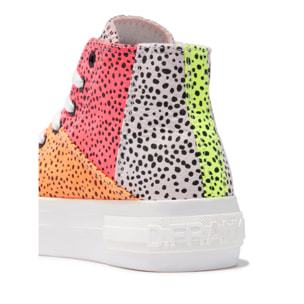 Zapatillas Altas Mujer One Way High Patch Multicolor D.Franklin