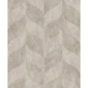 Papier peint géométrique abstrait beige gris