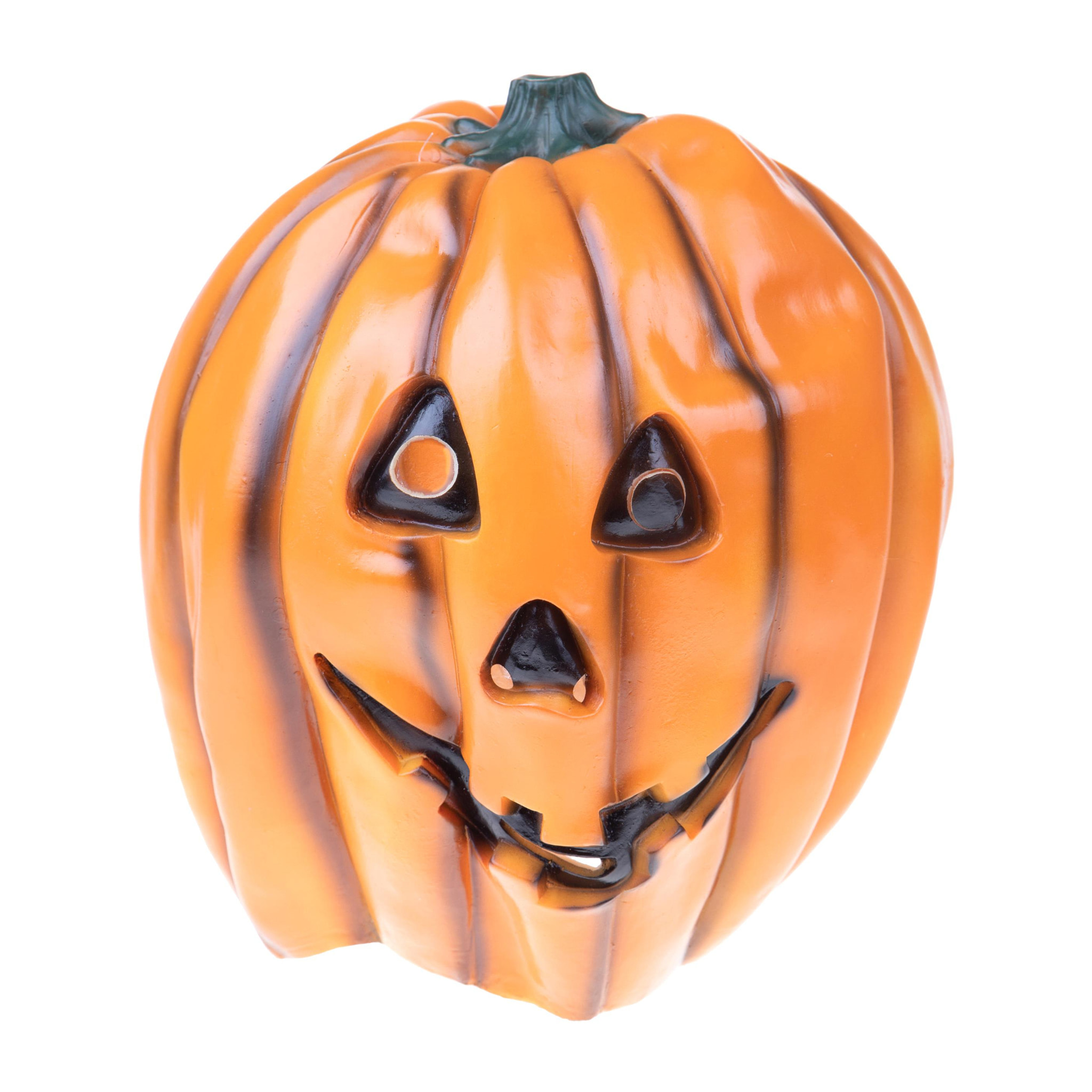 Maschera Zucca 33 Cm - Pezzi 4 - 25X33X25cm - Colore: Incolore - Bianchi Dino - Halloween, Streghe