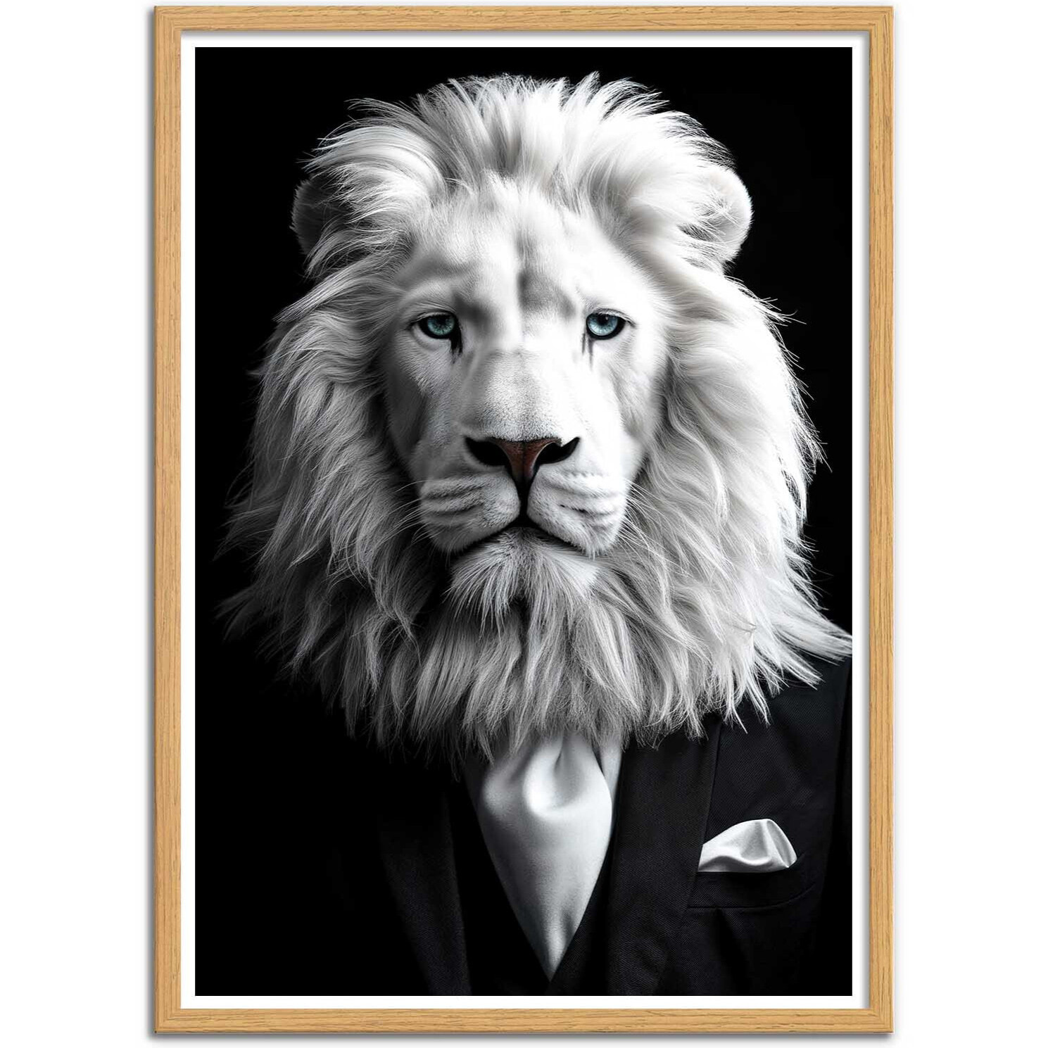 Affiche - White Lion Wild Suits - Philippe Hugonnard
