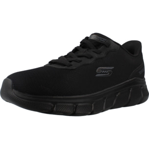 Sneakers De  Hombre Bobs B Flex - Glacial Edge Negro