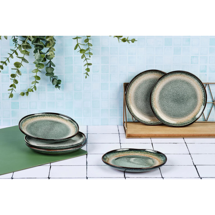 Assiette GENESIS Ø16,5cm - 6 pièces - Terre