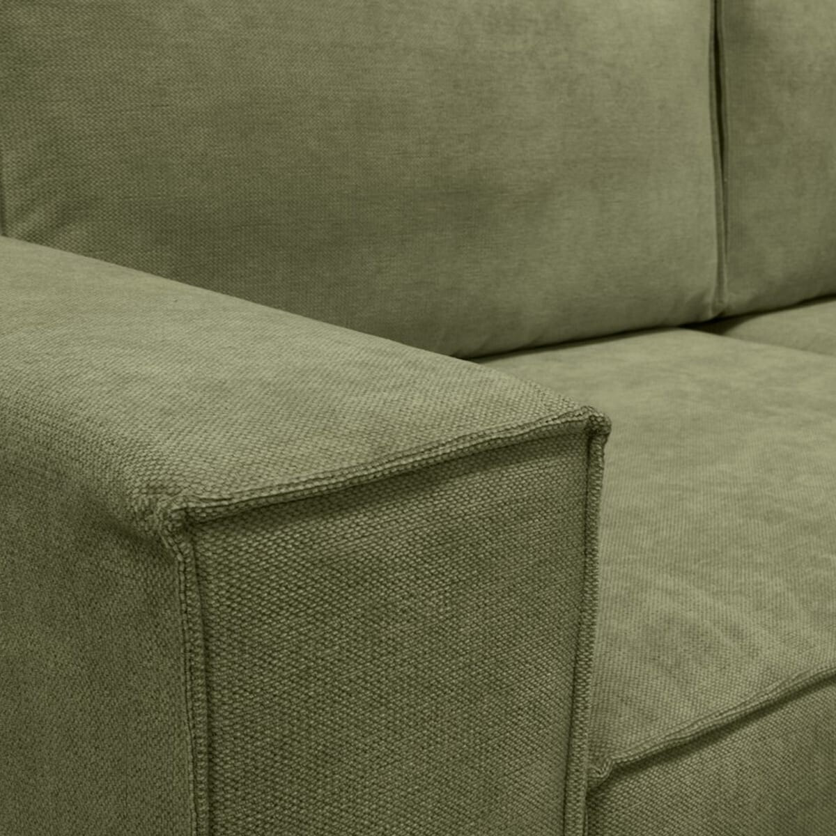 Canapé convertible 3 places en tissu chenille - HARPER