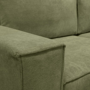 Canapé convertible 3 places en tissu chenille - HARPER