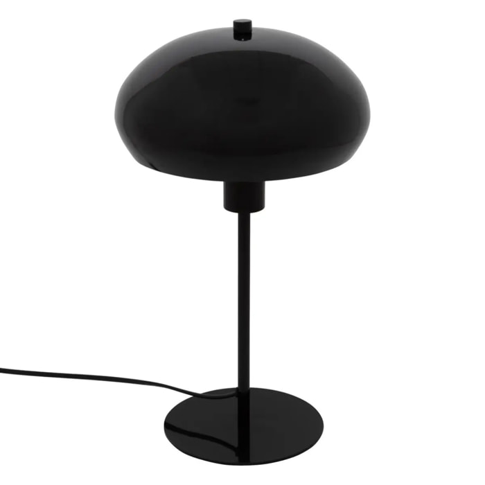 Lampe champignon à poser "Savio" noir H38cm