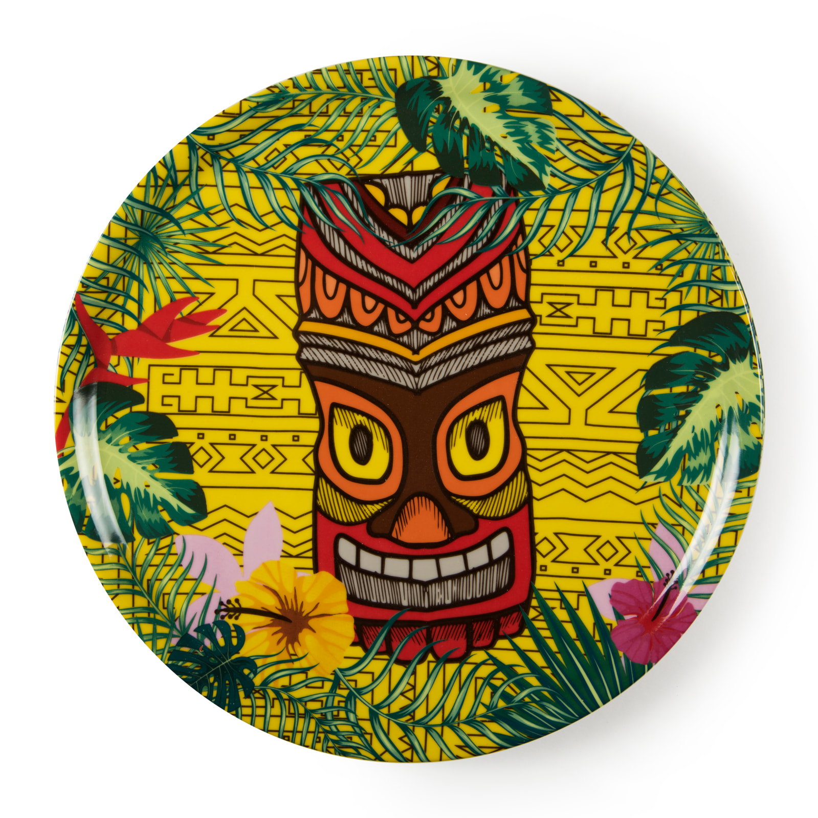 Set 6 Piatti Pizza Excelsa – Tiki, Porcellana Multicolore