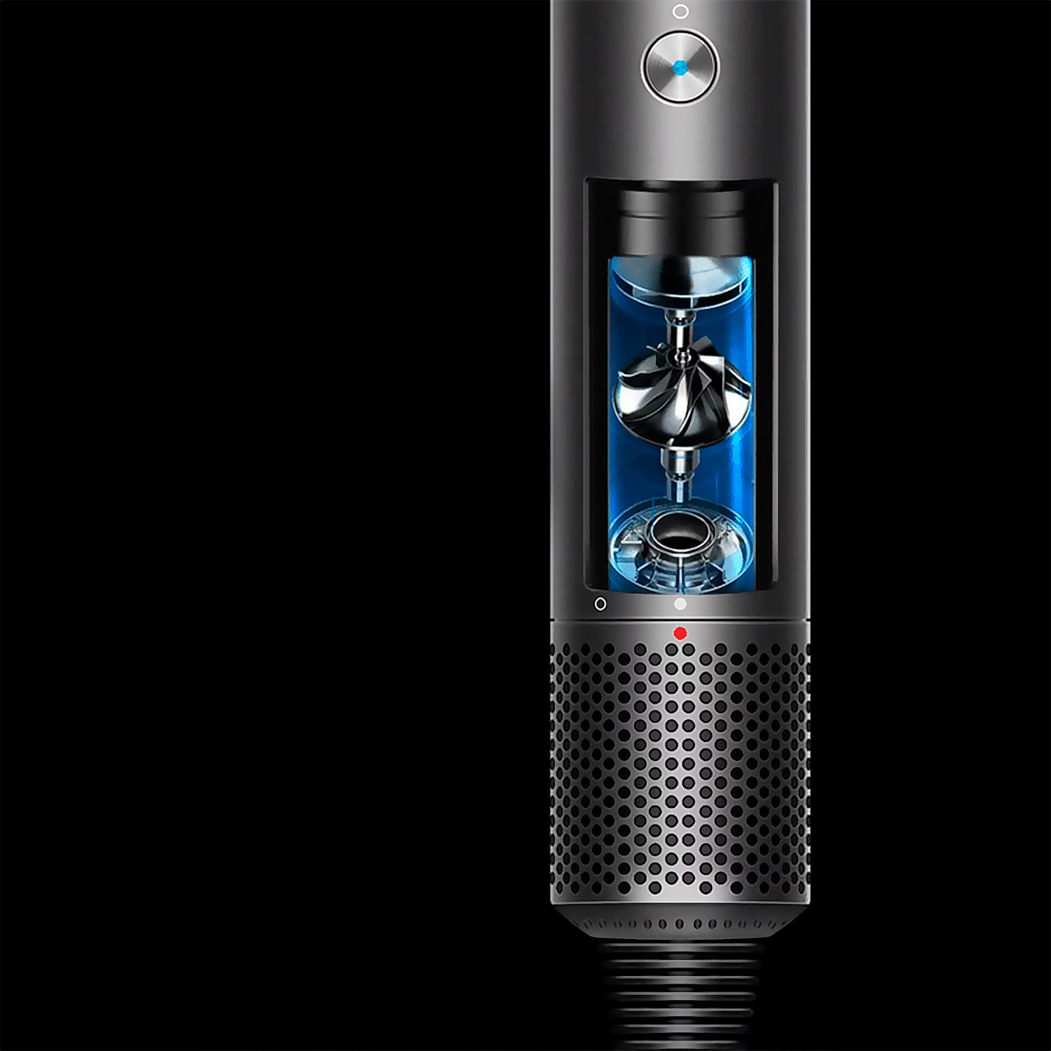 Secador iónico con 5 cabezales, 4 niveles de temperatura y 3 niveles de velocidad con 1500W de potencia.