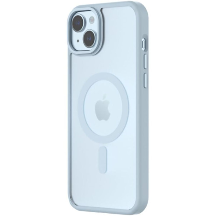 Coque bumper QDOS Iphone 15 Plus MagSafe Hybrid SNAP Bleu