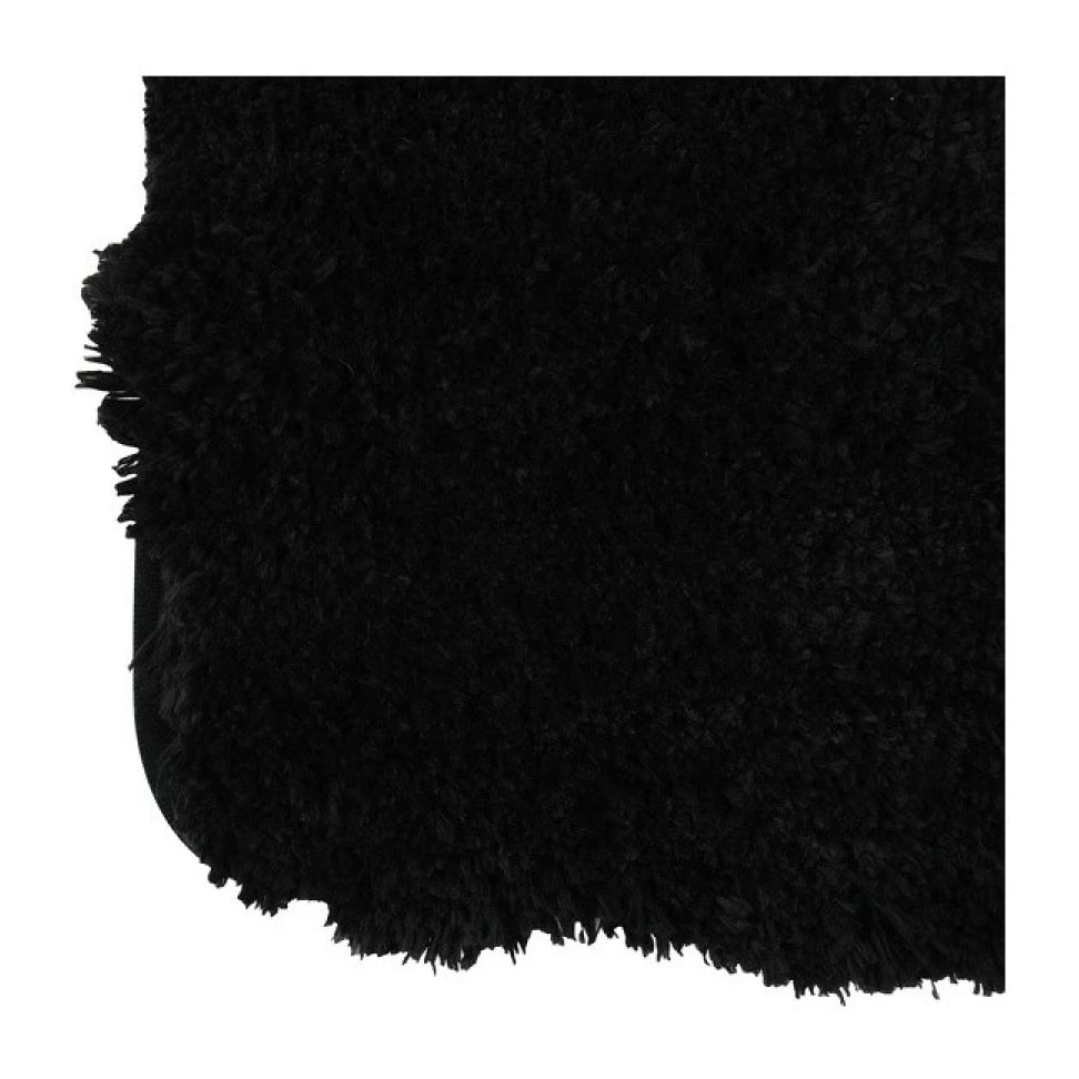 MSV tapis de bain Microfibre 50x70cm Noir