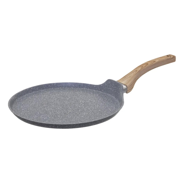 Crêpière Aluminium forgé 28 cm Nature