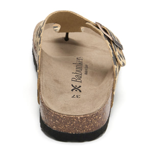 SANDALIA BABUNKERS MARRON