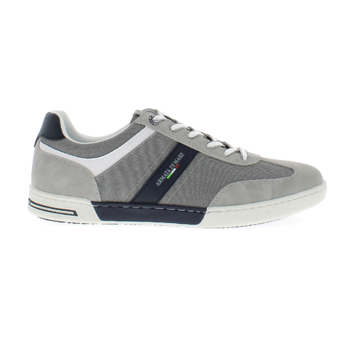 Armata di Mare Scarpe Uomo Sneakers Casual Stringate con Soletta Rimovibile in Memory Foam AMU S24M528 Grey
