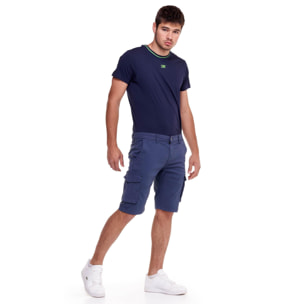 Shorts cargo minimalistas para hombre