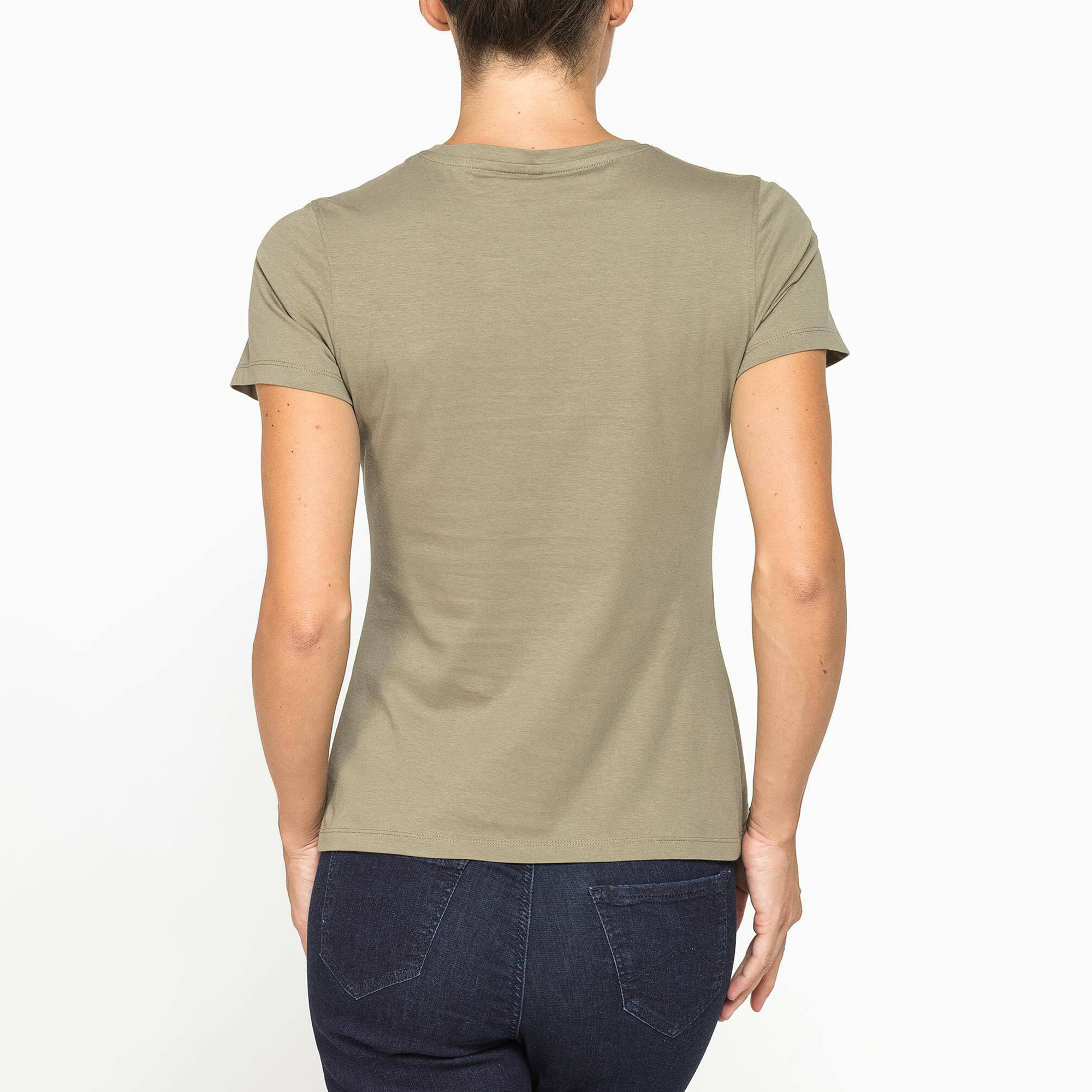 T-SHIRT BASICA IN JERSEY DI PURO COTONE