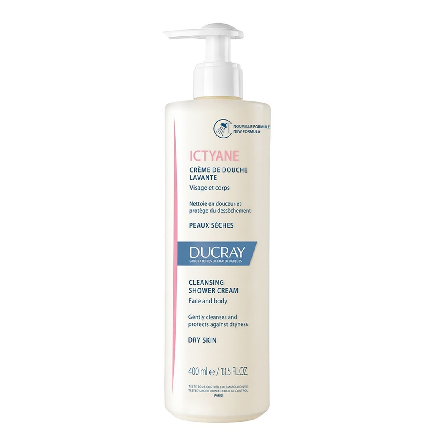 Ictyane - Crème de Douche Lavante Peaux Sèches 400 ml