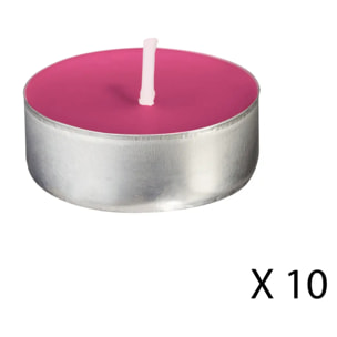 Lot de 30 bougies parfumées - framboise - 350g