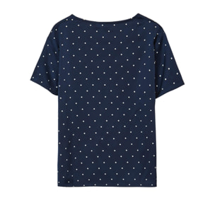 Blusa a pois in raso