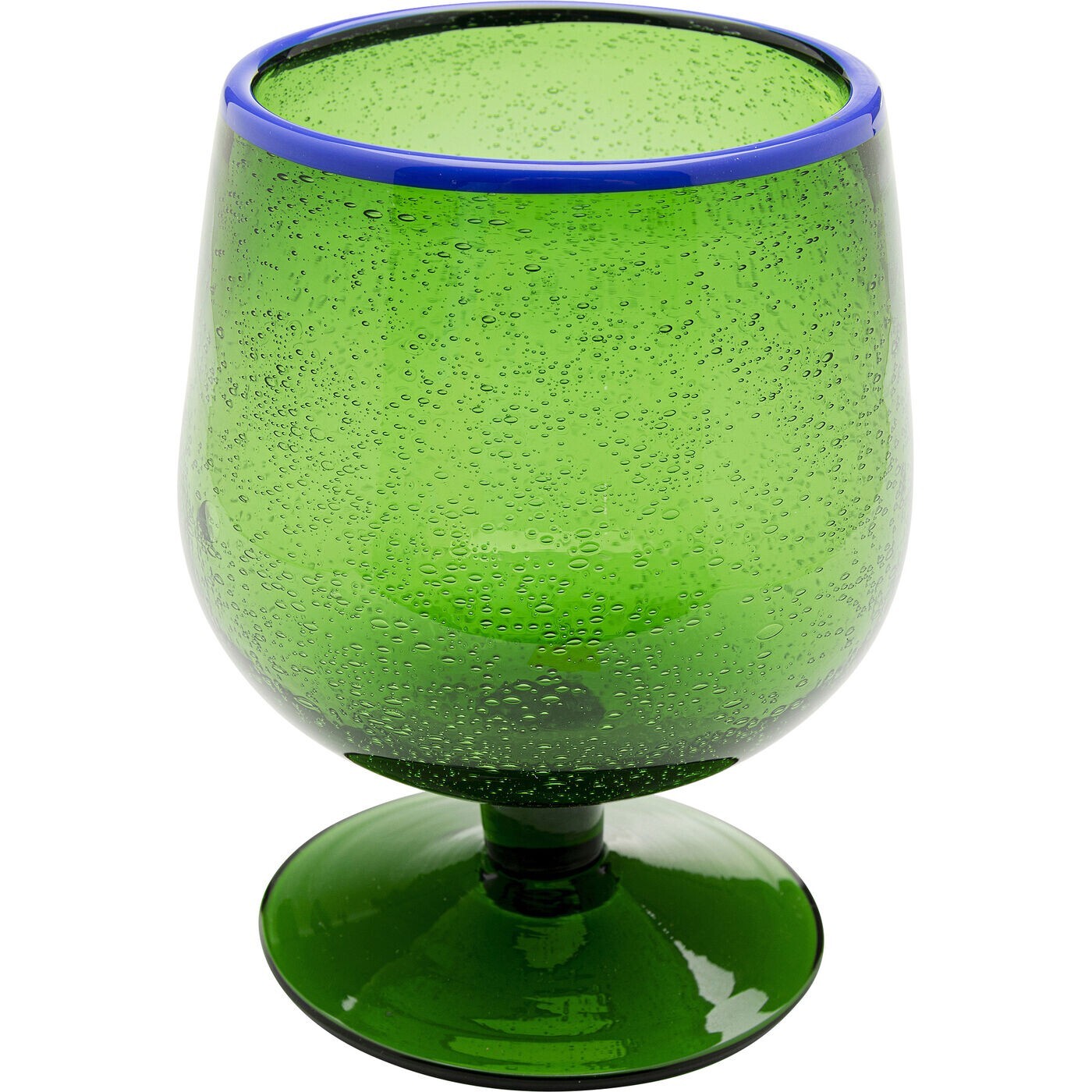 Verres à vin Bubbles verts set de 4 Kare Design