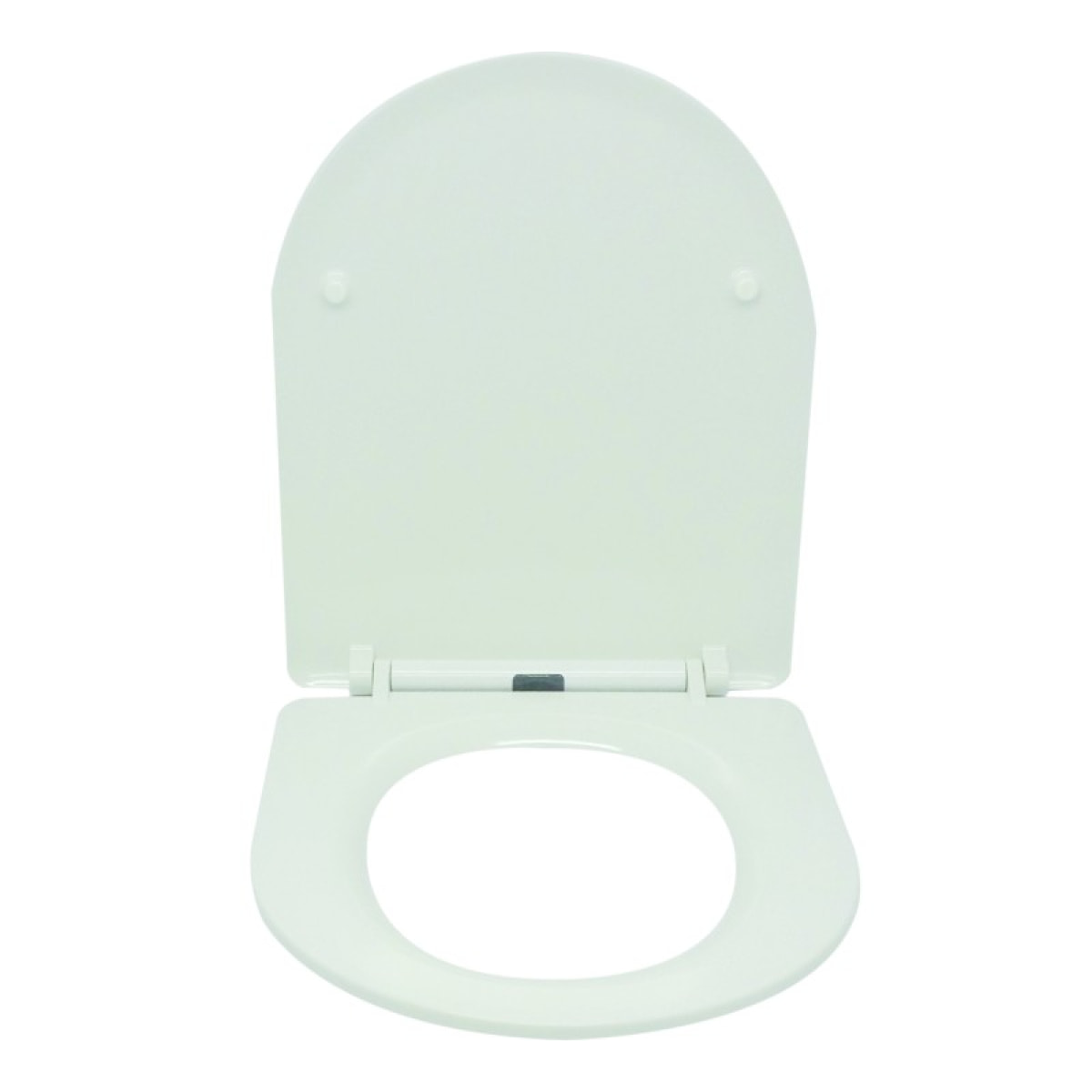 Abattant wc Thermo-dur SLIM Blanc - Charnières Inox MSV