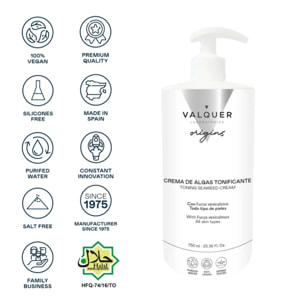 Valquer Crema corporal de alga anticelulítica- 1000 ml