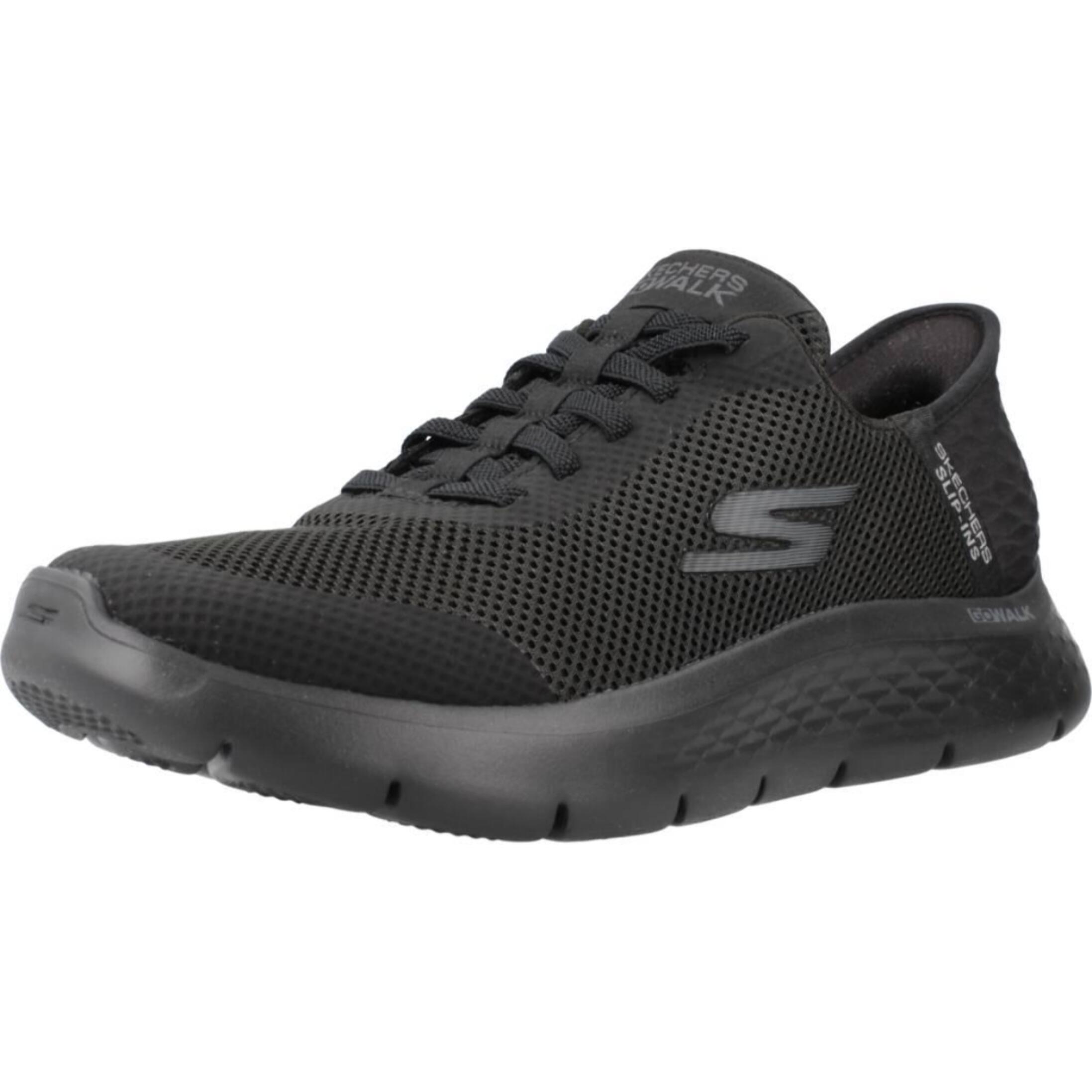 Sneakers De  Hombre 216324s Go Walk Flex Hands Up Negro