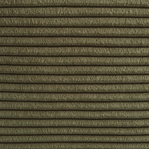 Chauffeuse velours côtelé 1 place avec repose pieds SOKOL