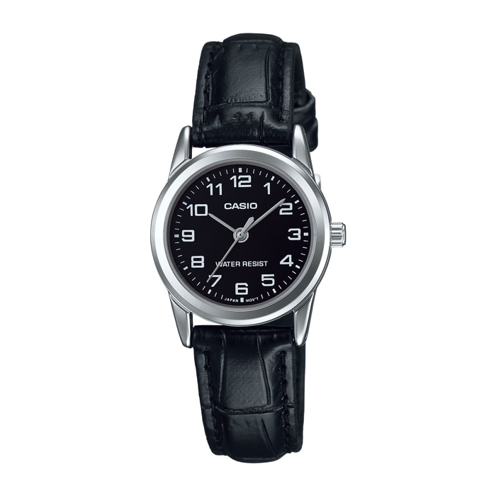 Reloj Casio LTP-V001L-1B Mujer Analogico Cuarzo con Correa de Cuero