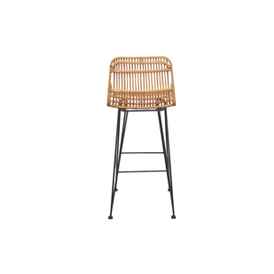 Tabourets de bar en rotin (lot de 2) MALACCA