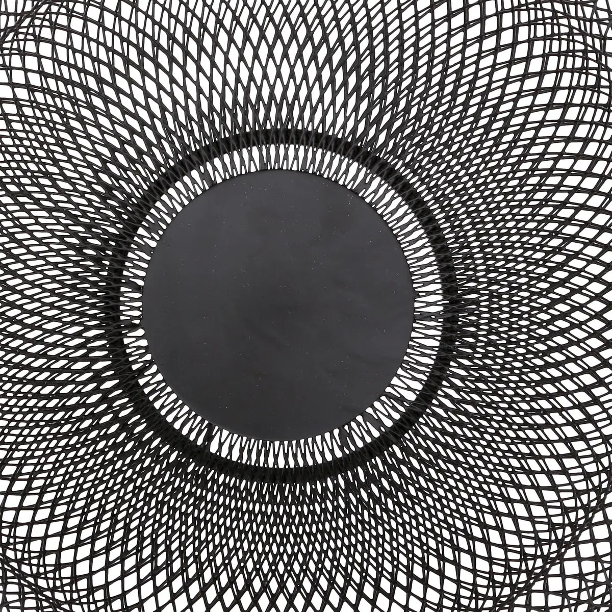 Corbeille en métal 27cm "Mesh" noir