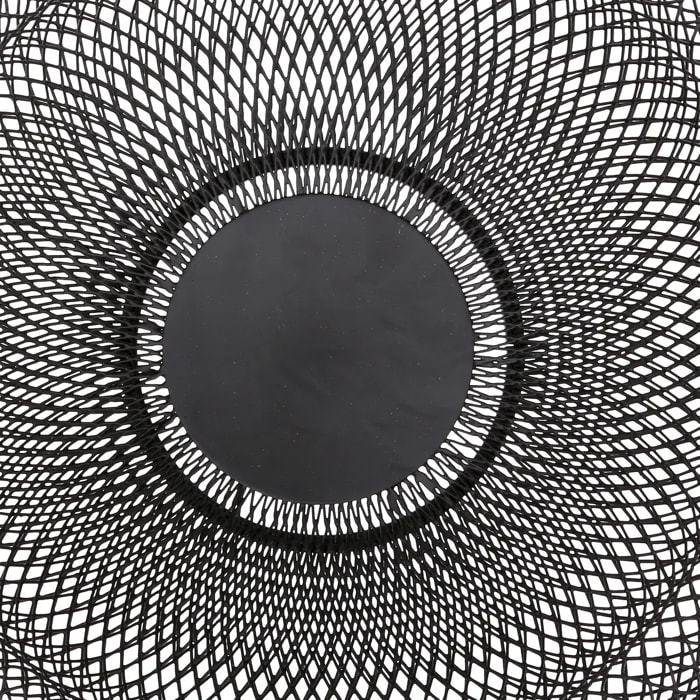 Corbeille en métal 27cm "Mesh" noir