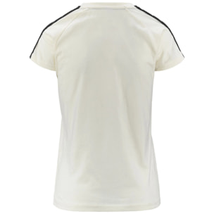 T-Shirts & Top Kappa Donna 222 BANDA APAN Bianco