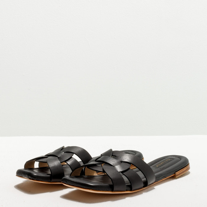 Sandalias S3360 RESTORED SKIN EBONY / MISTELA color Ebony