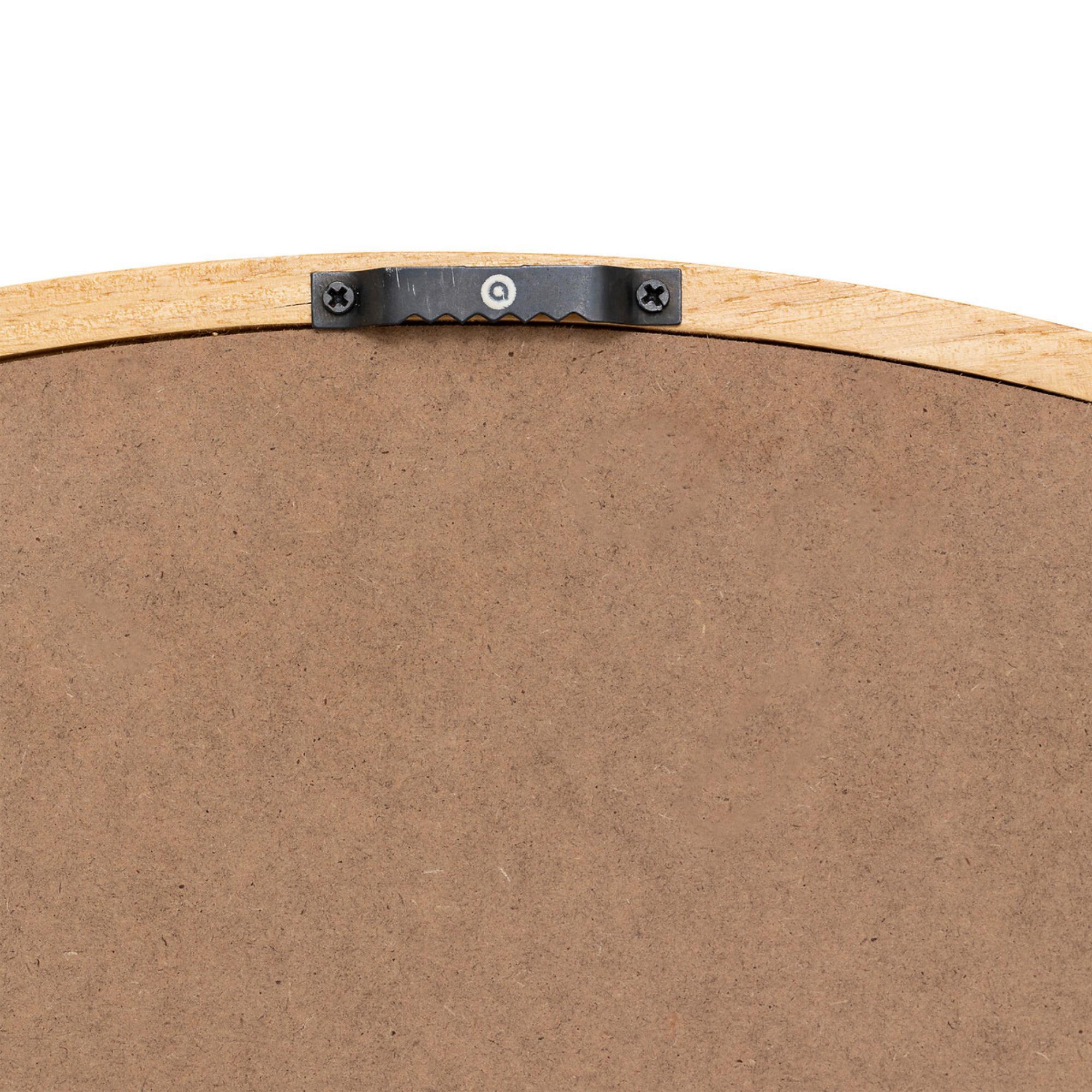 Espejo mural Kim diámetro 75 cm madera