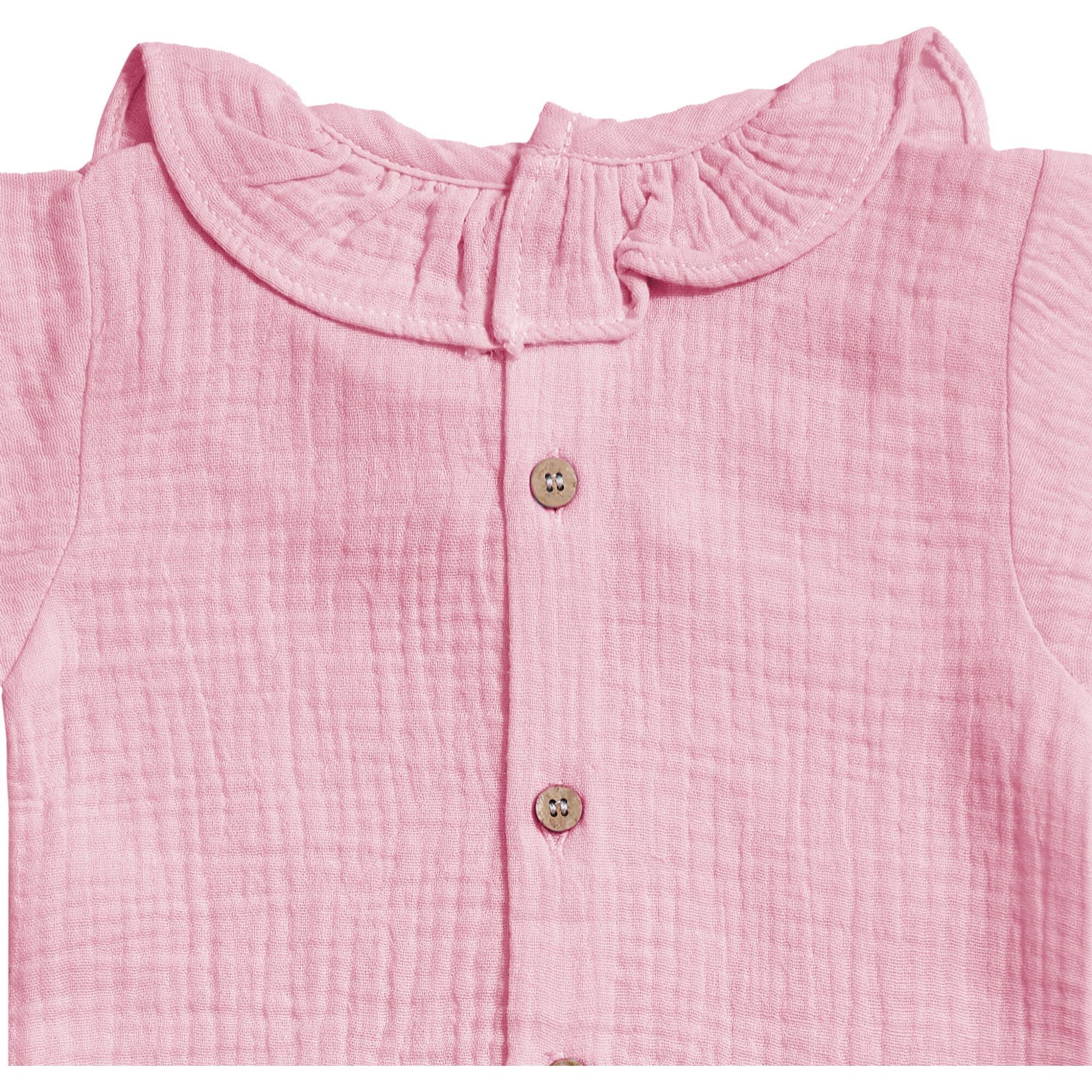 Body bebé manga corta cuello bambula