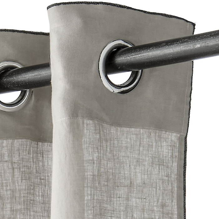 Rideau Lin lavé Naturel