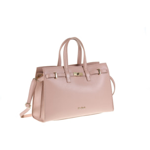 Borsa a mano da donna Made in Italy - Modello Celeste Ultra - 100% pelle - 37.5 x 24.5 x 13.0 cm