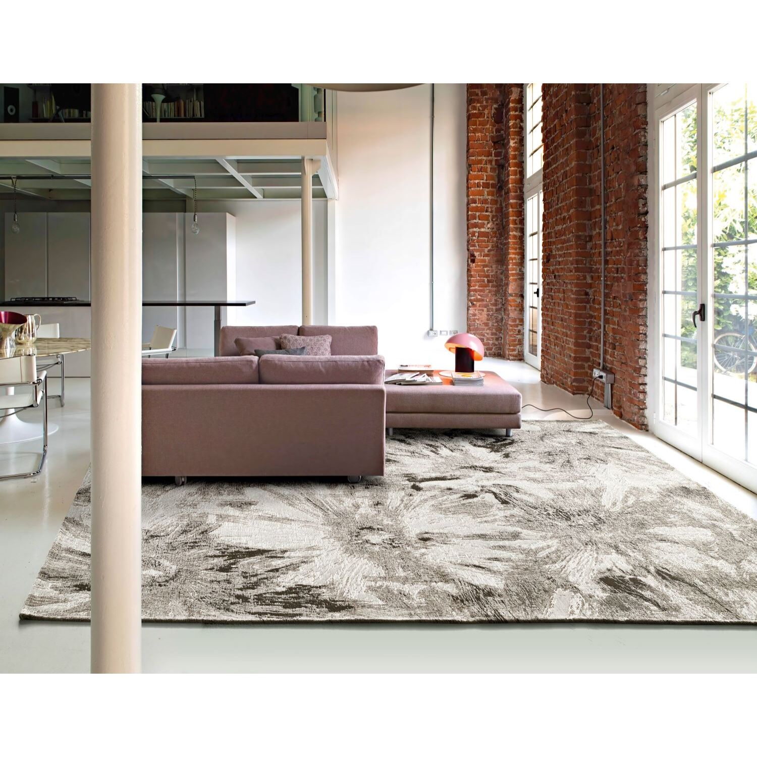 Tappeto Casa Colore Argento