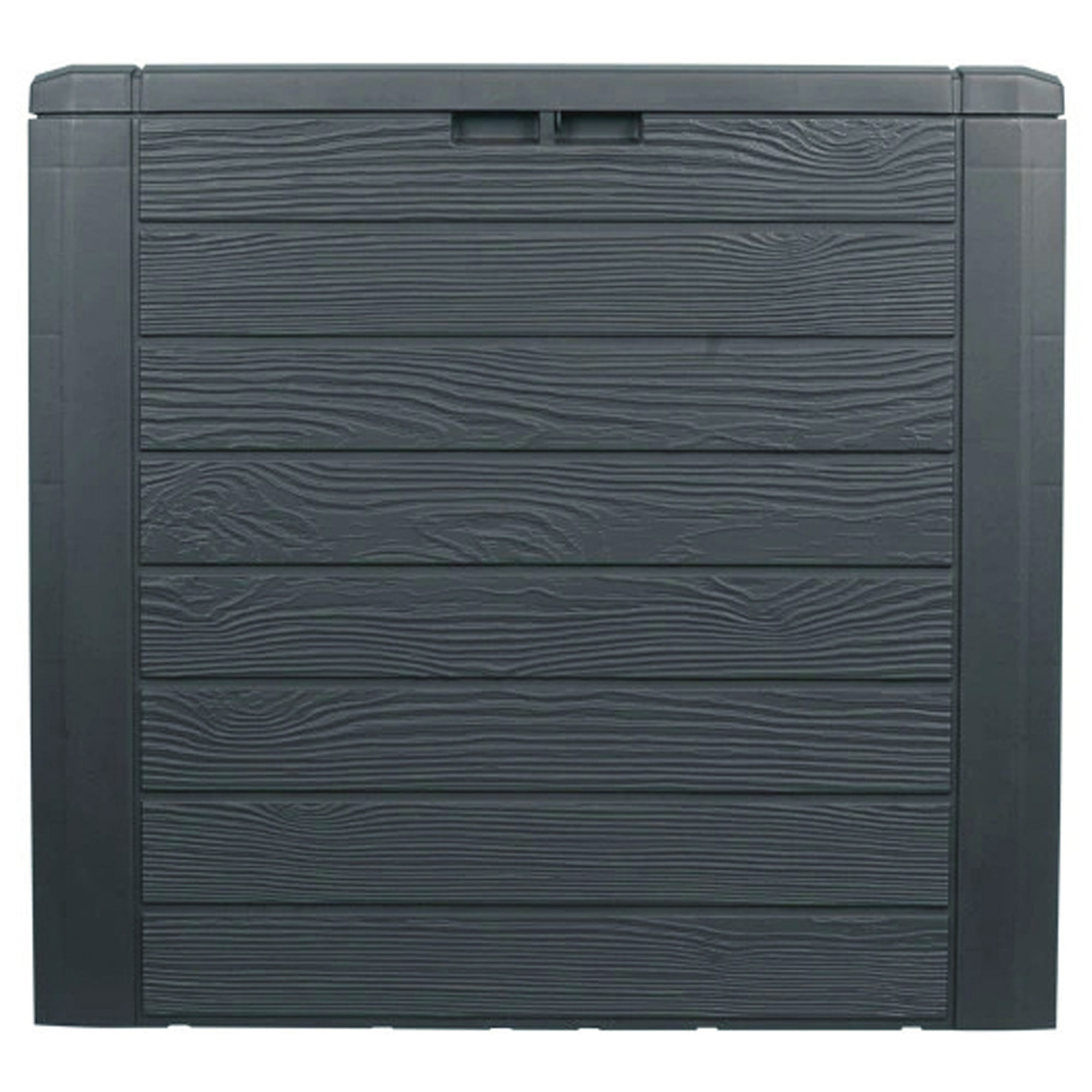 Baúl de jardín WOODEBOX 140L., dimensiones (mm) 585x460x550, color Antracita