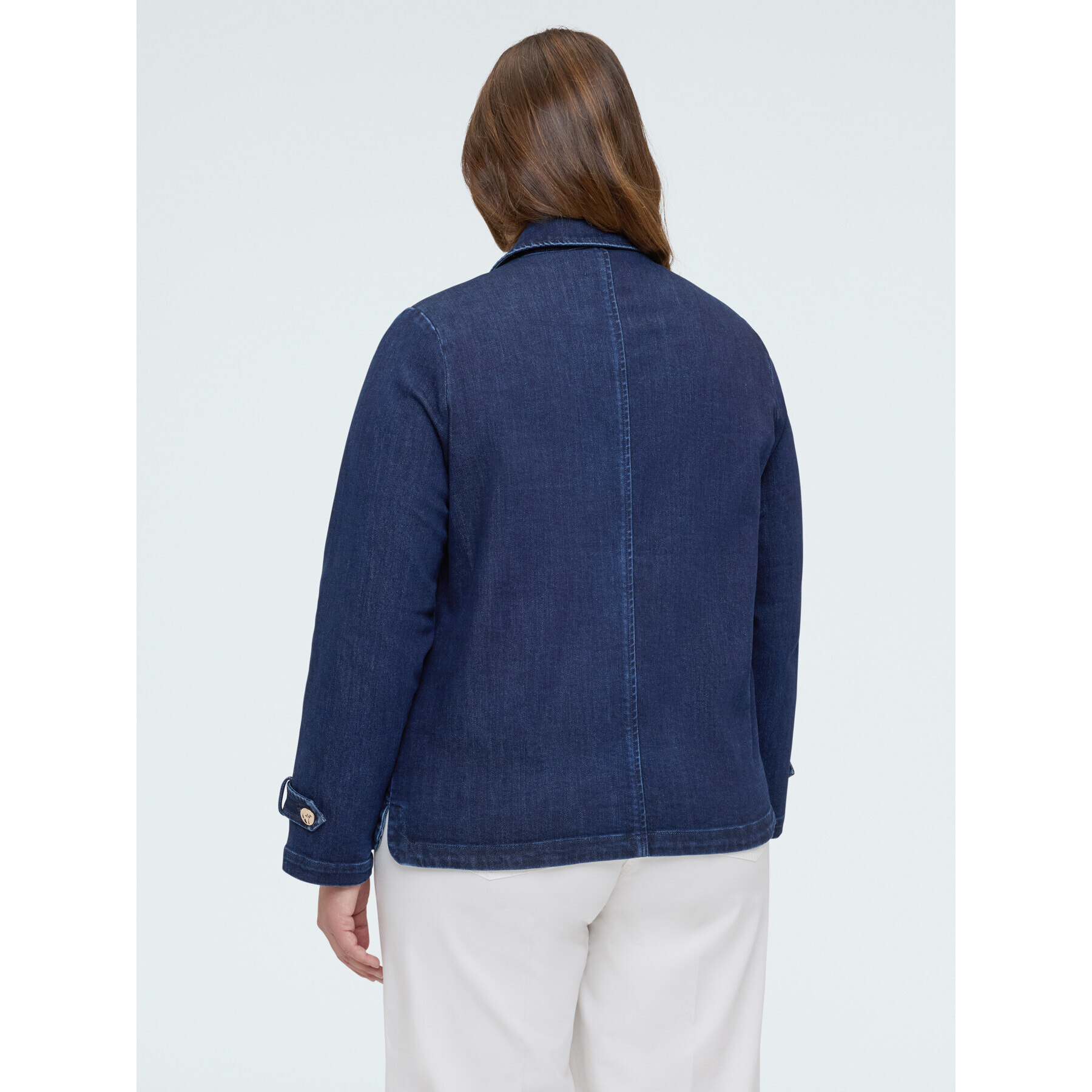 Fiorella Rubino - Giacca in denim doppiopetto - Blu