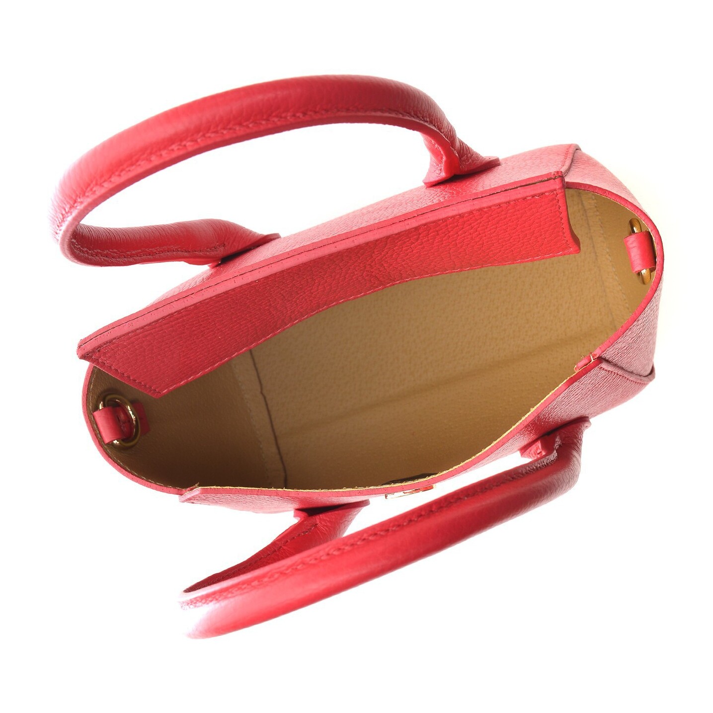 Borsa a spalla Anna Luchini Rosso