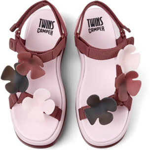 Sandalias - CAMPER Pelotas Flota Up Twins - Burdeos - Textil técnico