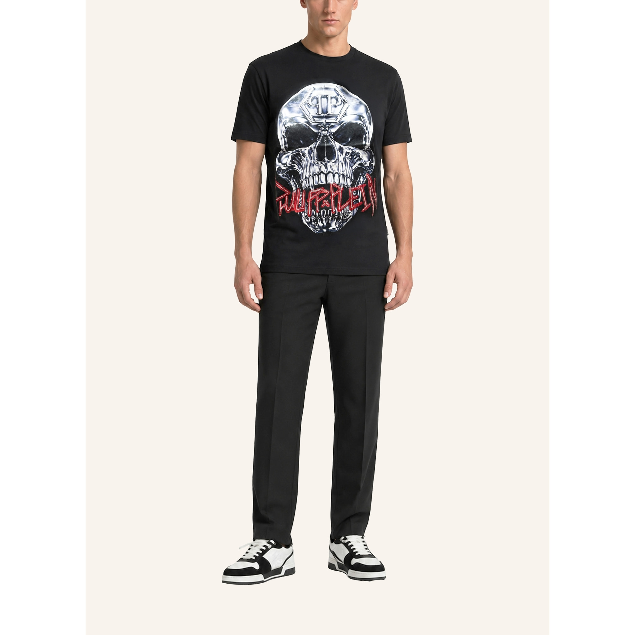 PHILIPP PLEIN T-shirt girocollo a maniche corte SKULL