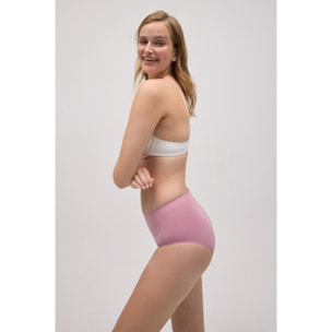 Confezione da 4 mutandine basicohe a vita alta in cotone