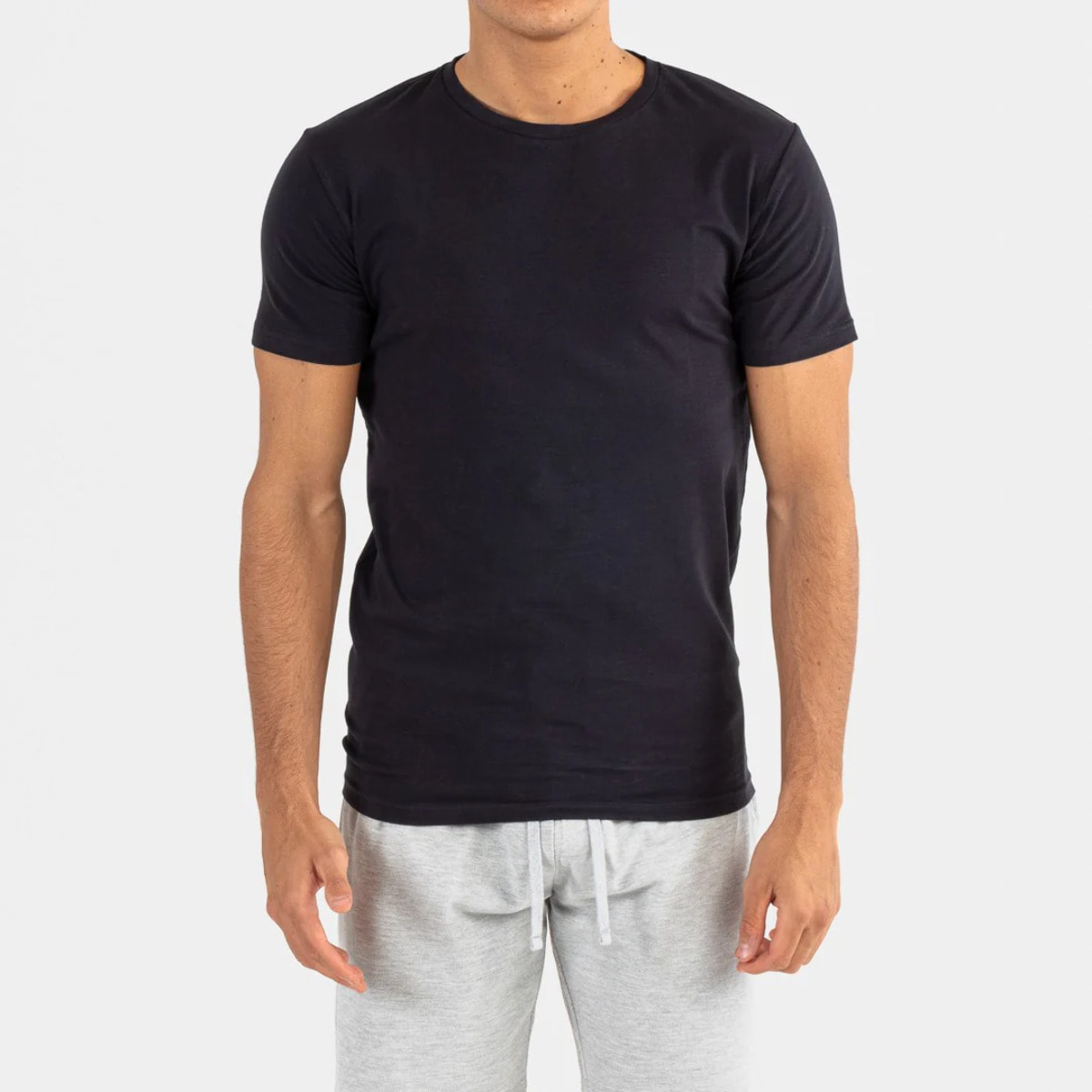 Conjunto deportivo corto hombre marino - gris